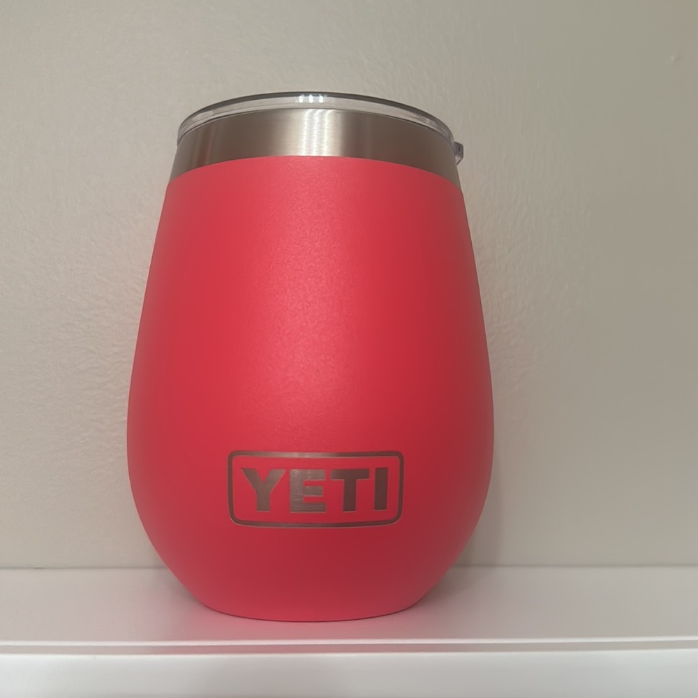 Hot Pink Yeti Wine Tumbler RARE